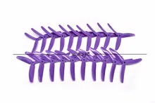 10Pairs 5040 3 blades Purple Bullnose Propeller CW /CCW for FPV Racing Quadcopter QAV-R QAV-X for DIY Cross Drones