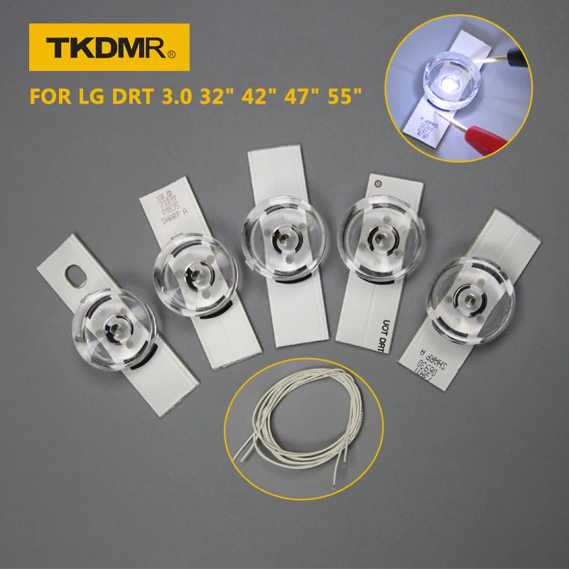 Светодиодные ленты 10 шт. 6 в диоды для LG DRT 3 0 32 дюйма 42 47 дюймов 55 6916l 1974A 1975
