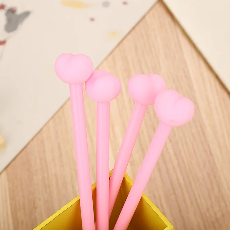 40 pcs Creative girl love neutral pen cute cartoon study office stationery and fresh pen