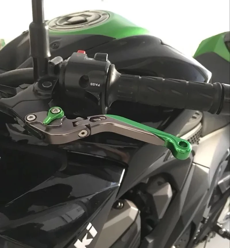 Регулируемые тормозные рычаги сцепления для Kawasaki Z1000 Z800 Z250/SL ZX6R ZX10R ER6N/F Z900 Модифицированная Тормозная ручка сцепления