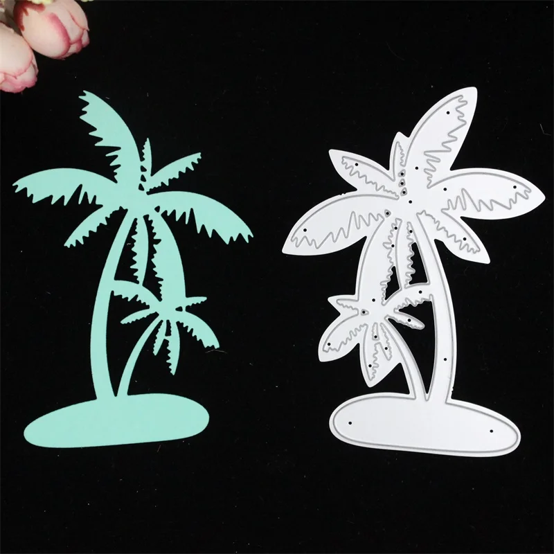

Coconut Tree die cuts metal die cutting die in scrapbooking embossing folder suit for cutting machine