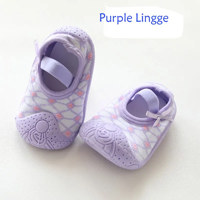 Обувь для маленьких мальчиков; неглубокие нескользящие носки для первых шагов; обувь на резиновой подошве; Милые мокасины для новорожденных; обувь для маленьких девочек - Цвет: Прозрачный