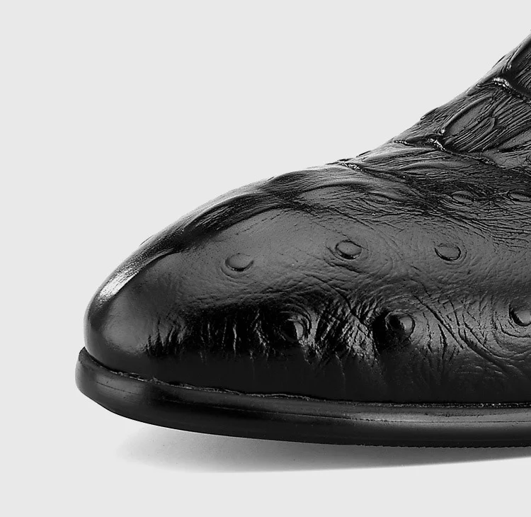 DESAI Мода Custom Мужская модельная обувь ручная работа, натуральная кожа подошва Роскошные Крокодил Свадебная вечеринка обувь Для мужчин Туфли без каблуков для Бизнес