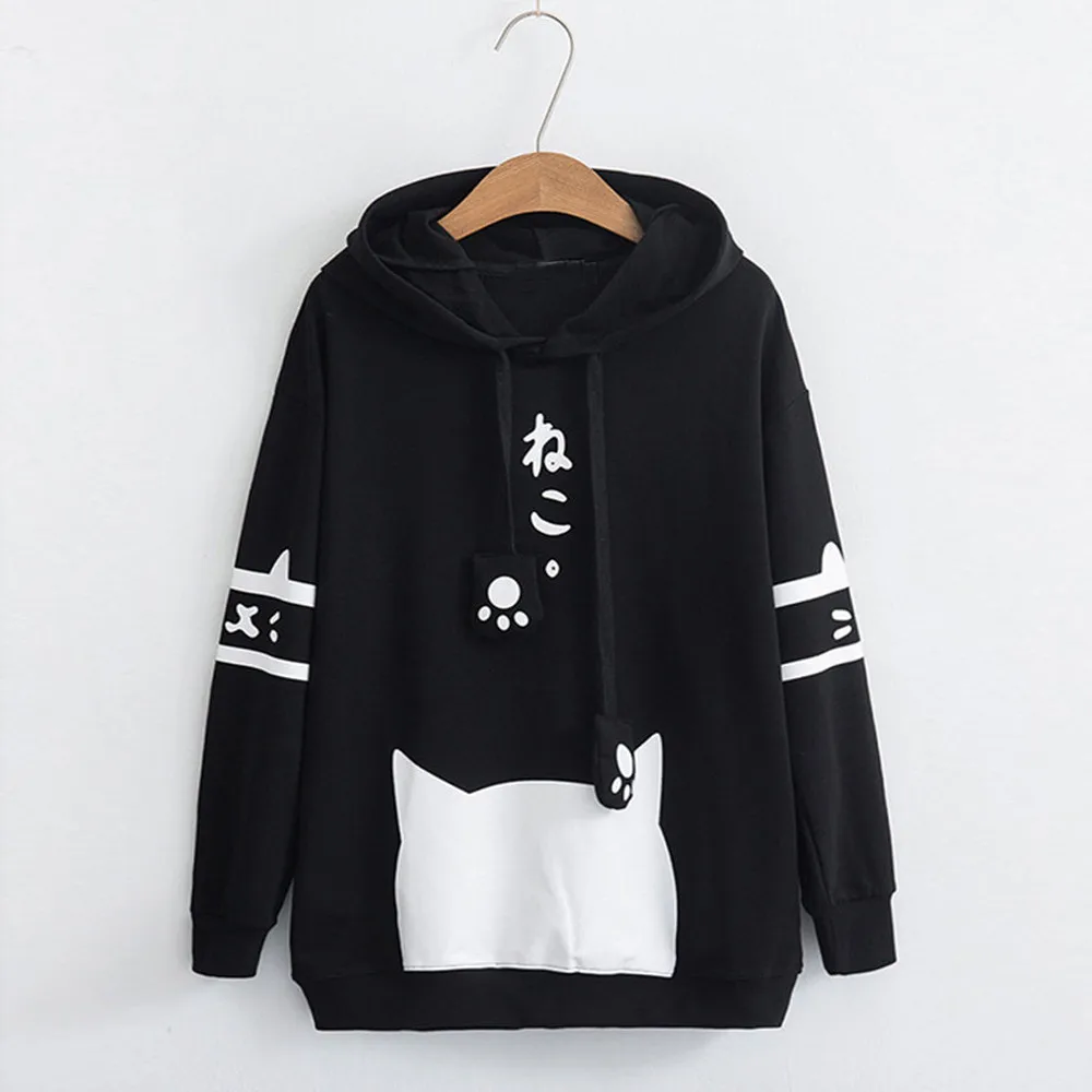 kawaii cat hoodie