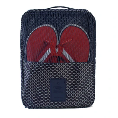 RUPUTIN дорожная сумка для обуви, большая вместительность, органайзер, сумки, мешок для сортировки обуви, водонепроницаемый двухслойный мешок для обуви, аксессуары для путешествий - Цвет: Navy star