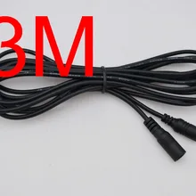 100 шт. источник питания DC 5,5x2,1 мм штекер «Мама-папа» Кабельный адаптер удлинитель шнур 3 м 10 футов для CCTV СВЕТОДИОДНЫЙ монитор