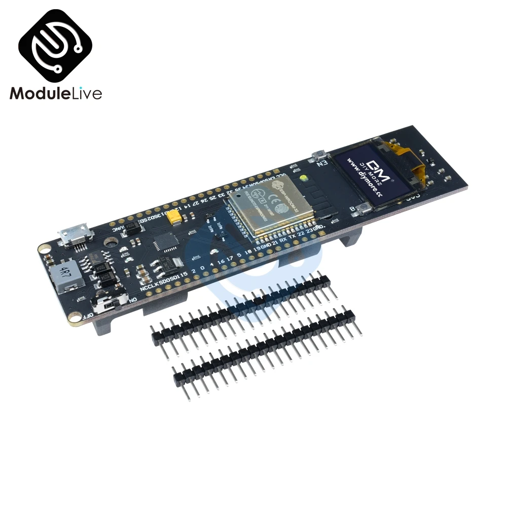 

ESP32 0.96'' 0.96 inch OLED Display WiFi Bluetooth 18650 Lithium Battery Shield Development Board CP2102 Module ESP8266