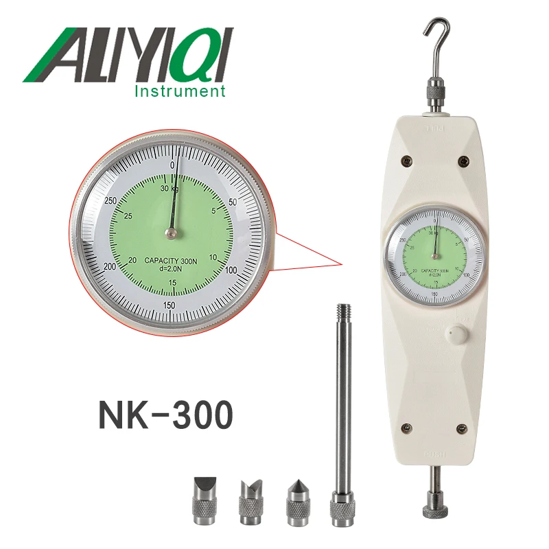 NK 300 300N Analog Push Pull force gauge Dynamometer Measuring
