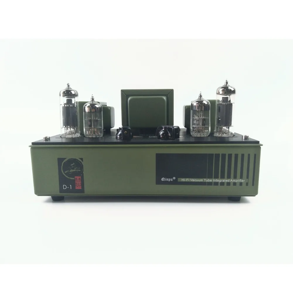 QINPU D 1 6N3 6p1 Интегрированный усилитель чистая вакуумная трубка без