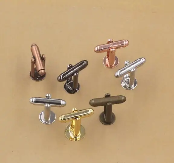 

Wholesale 100pcs/lot 6mm /8mm DIY Flat Round Blank Setting Pads Cuff Links