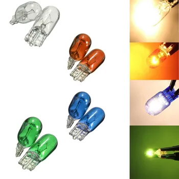 

10pcs T10 Car Halogen Bulb 194 501 W5W 5W Signal Interior Light Lamp Bulb Warm White Lighting Source LED Lamp Bright #280440