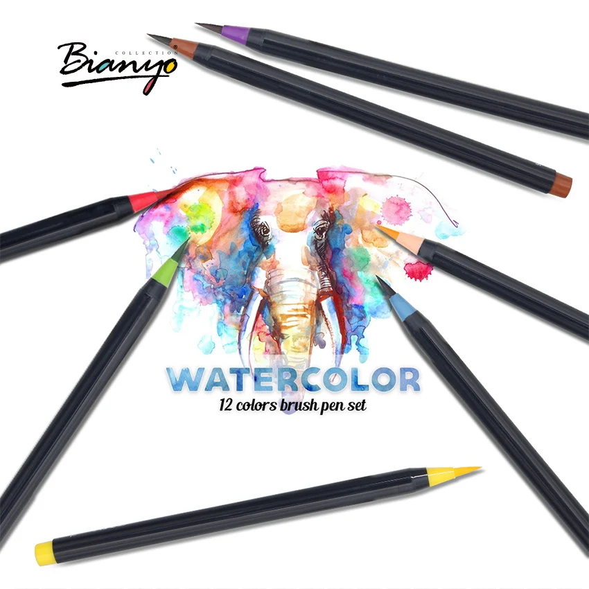 Marcadores da Arte ponta + 1 pcs escova Estilo 6 : School & Office Supplies
