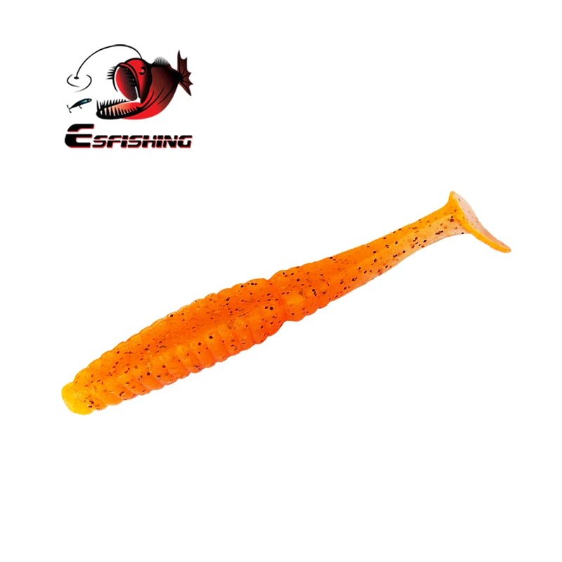 Señuelos de Pesca de trucha Pesca 6 unids piezas cebo de silicona señuelos cebo suave 10 cm/7,2G Stagger Shad 4 \