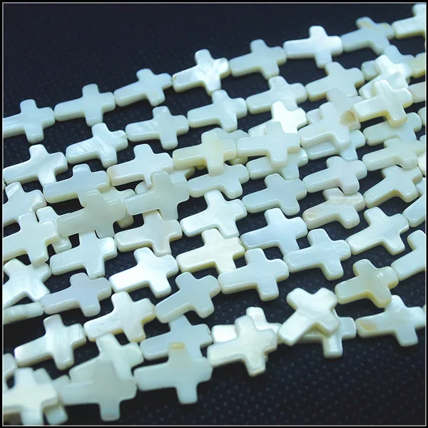 

nature shell beads mother of pearl cross shapes shell strands white colors for bracelets making accessories 9x12m12x16mm 13x18mm