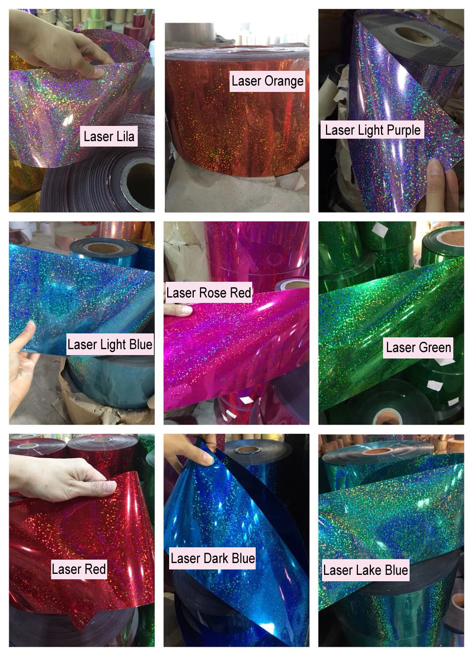 

Sequins Sheet Sequins Raw Material Loose PVC Spangles Arbitrary Cutting For DIY Handcraft Party Arrangement Laser Bright Colors