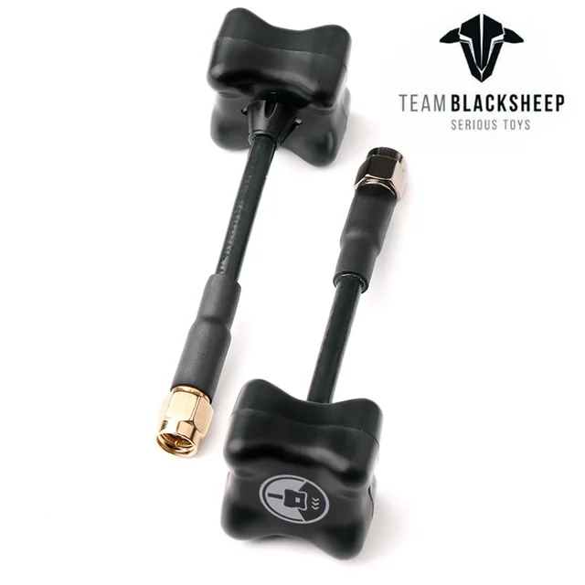 TBS TRIUMPH Team Черная овечка BlackSheep 5,8G антенна c разъемами RP SMA Клевер 3 лезвия передатчик гриб Антенна для FPV RC Квадрокоптер