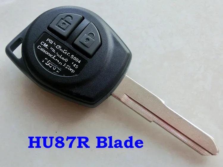 RMLKS 2 Buttons Remote Key Case Shell With Button Pad For Suzuki Igins