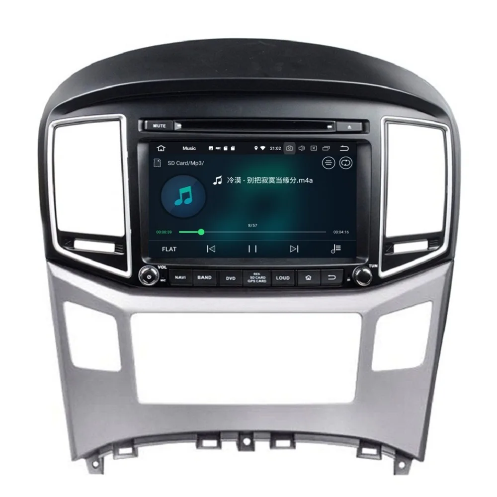 Excellent 8" Android 8.0 Car Stereo DVD Radio GPS Multimedia for Hyundai H1 2016 2017 4GB RAM Bluetooth WIFI USB Mirror-link 32GB ROM 0