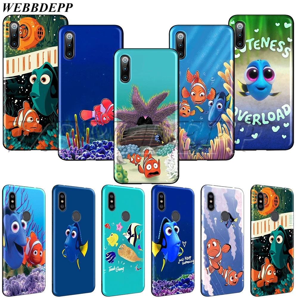 WEBBEDEPP мягкий чехол из ТПУ в виде рыбки Дори для Xiaomi Redmi Mi Note 8t 10 MAX A1 A2 5X 6X 3 6 8 9 SE F1 Lite |