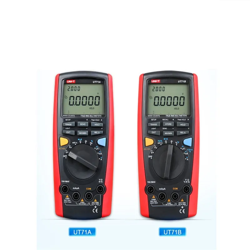 UNI T UT71A UT71B UT71C UT71D UT71E Digital MultiMeterTure RMS AC DC ...