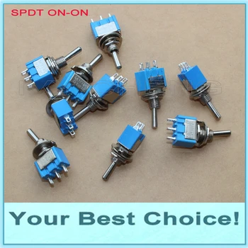 

1000pcs/Lot SPDT 3Pins 2Position ON-ON Miniature Rocker Toggle Switch,3A/250VAC,6A/125VAC