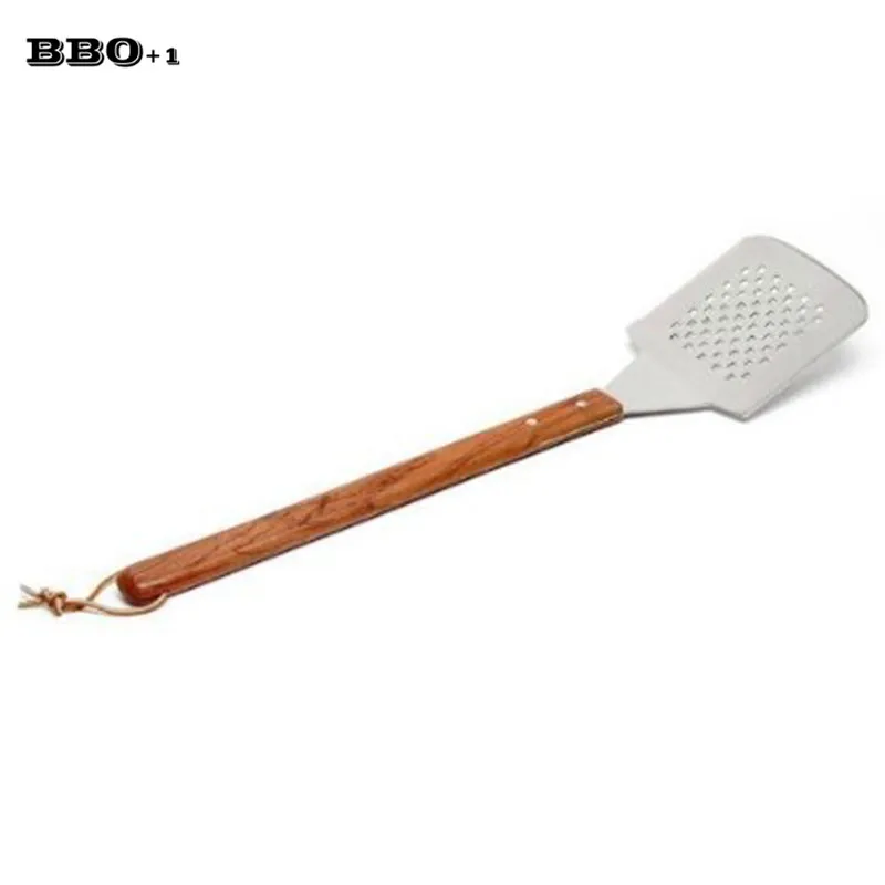 20.6'' Stainless Steel Big Head Spatula with Rosewood Handle Grilling