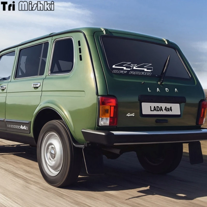 Tri Mishki HZX371# 8.5*30см 4x4 off road виниловые наклейки на авто наклейка для заднее стекло|car