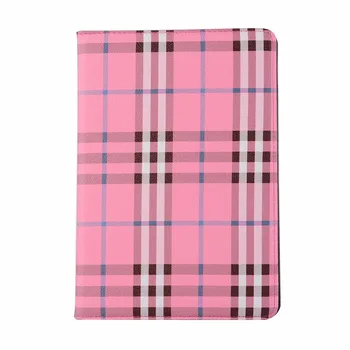 

100pcs/lot Scottish grid Support TPU+PU luxury leather cover case for ipad 2 3 4 5/air 6/air 2 9.7 2017 2018 Pro 9.7" 10.5" case