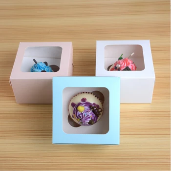 

30pcs pink/white/blue Box ,Gift Favor DIY Soap Cookies Packaging Paper Boxes Free shipping 11.5x11.5x7.5cm