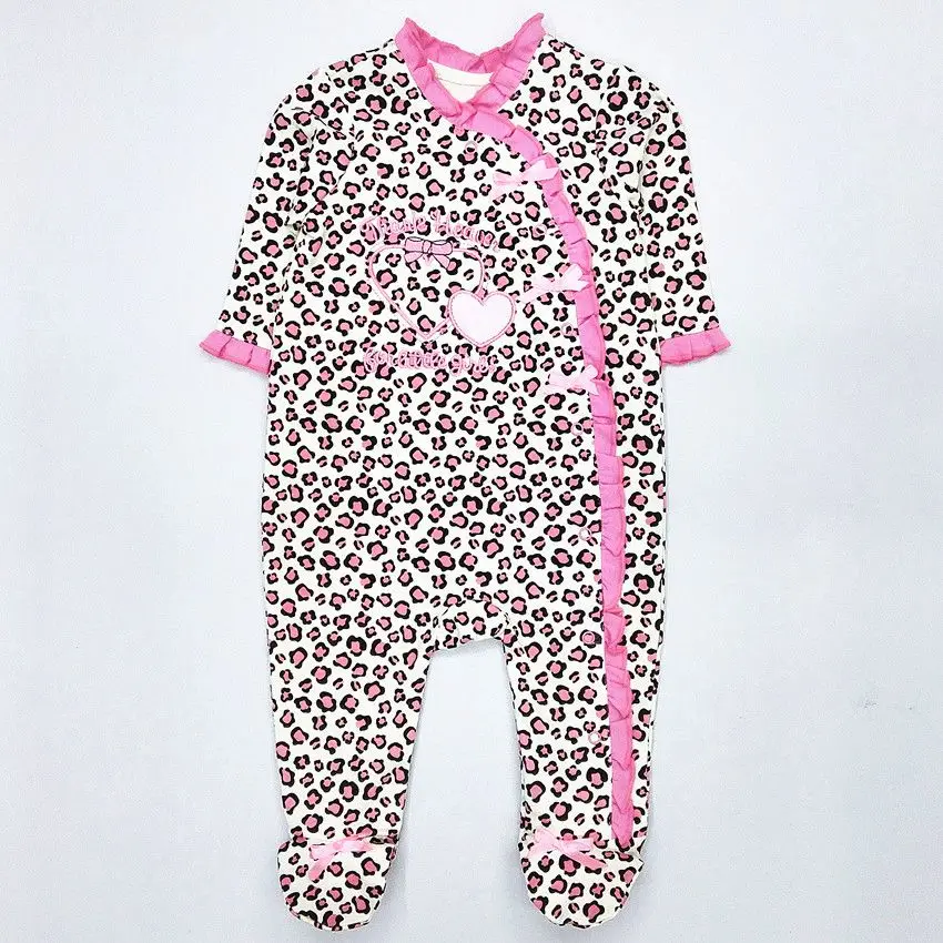 Детский комбинезон; коллекция года; Одежда для новорожденных мальчиков и девочек; хлопковая одежда с длинными рукавами и рисунком; Детские костюмы унисекс с воротником с лацканами - Цвет: RFL1093
