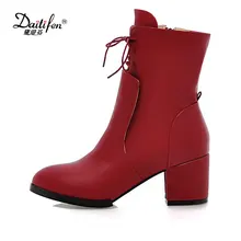 Daitifen font b 2017 b font New Arrival Square Heel font b Female b font font