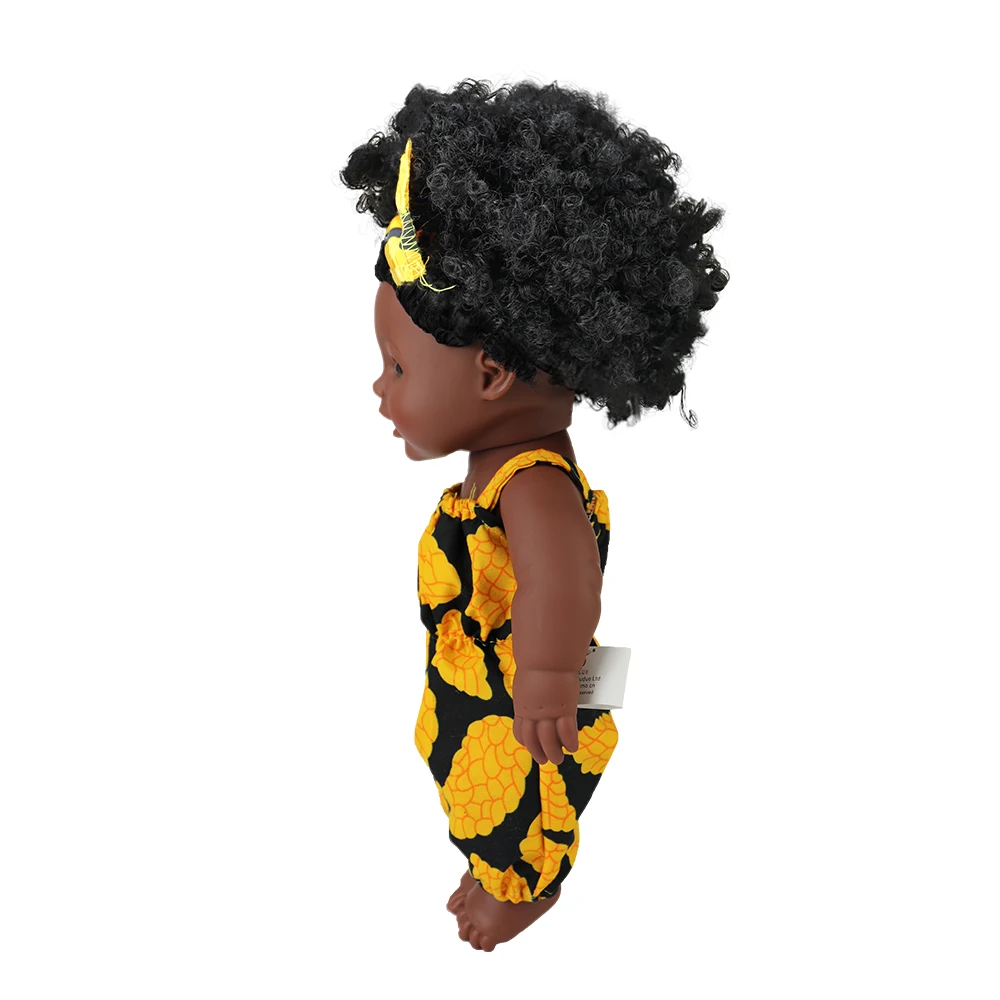 30 см реалистичные куклы новорожденных моделирование одежда костюм для девочек детский подарок на день рождения Африканский мягкий клей винил