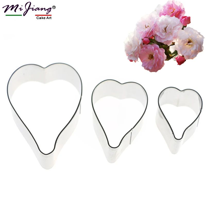 

3pcs/set Rosa Multiflora Flower Mold Cupcake Fondant Mold Cake Decorating Tools Sugar Paste Cookie Cutter Mould DIY Baking A398
