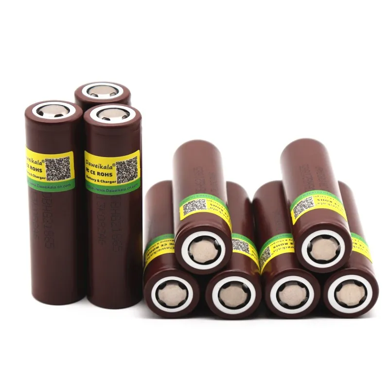 Daweikaka 18650 батарея для LG HG2 18650 литиевая батарея 3,7 V 3000 mah 20A электронная сигарета батарея