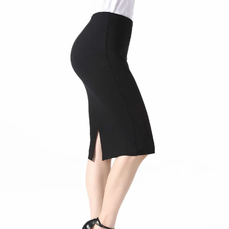 

Spring New Women Skirt Mini Bodycon Skirt Office Women Slim Knee 3XL Large Size High Waist Stretch Sexy Pencil Skirts Jupe Femme