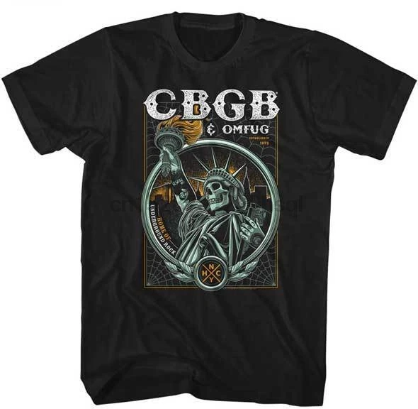 Cbgb Omfug Домашняя мужская футболка создана 1973 для взрослых | Мужская одежда