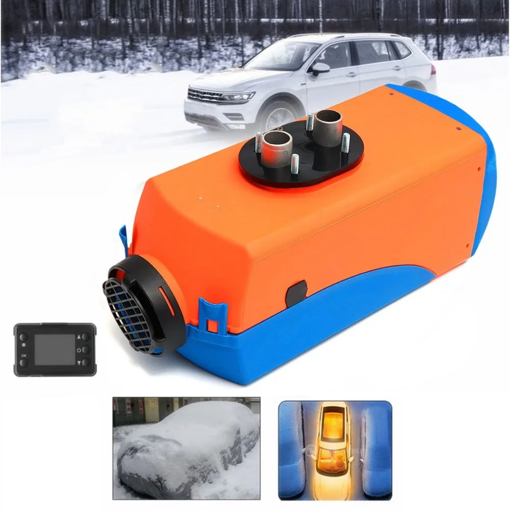 

2018 new arrival 8kw/12v Single LCD Switch Silencer Car Diesel Air Heater For Boat RV Truck with Silencer