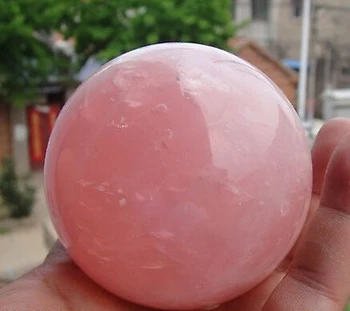 

Natural Pink Rose Quartz Crystal Healing Ball Sphere