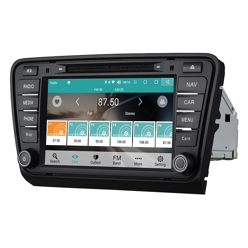 Flash Deal Car Multimedia Player Android 8.0 4G/32G 8 Inch Car DVD 2 Din Car Radio With Navigation For Skoda Octavia A7 2013-2014 5