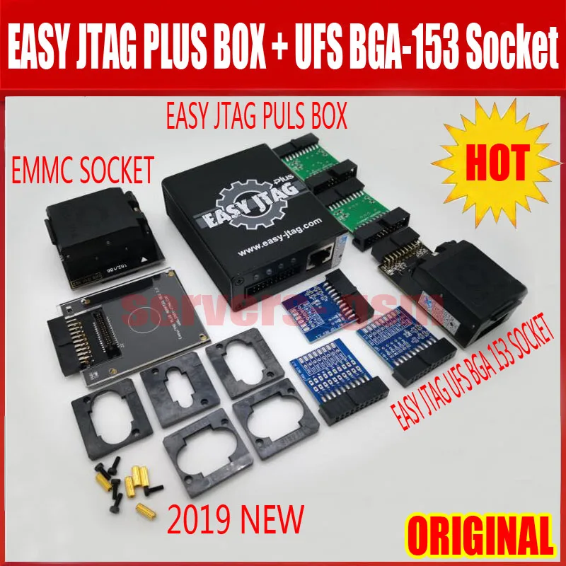 2019 новая версия Оригинальный Полный комплект легкий Jtag Plus EMMC разъем + Easy-Jtag Plus UFS BGA-153 разъем Adapterv