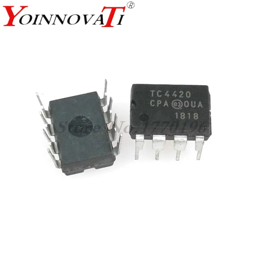 

Free shipping 10pcs TC4420CPA TC4420C TC4420 IC MOSFET DRIVER 6A HS DIP8