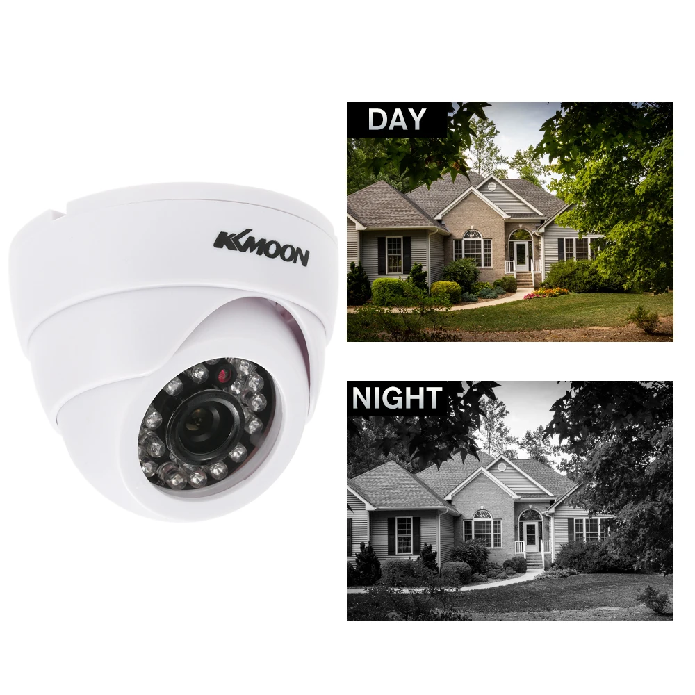 Камера видеонаблюдения KKmoon HD 1200TVL 1/3 дюйма CMOS камера безопасности ночного видения