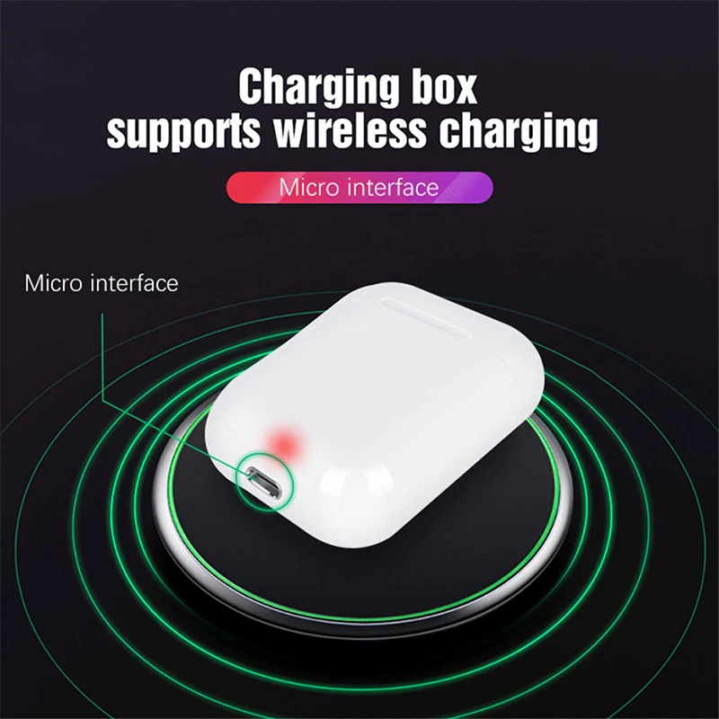 Touch control i13 TWS Wireless Bluetooth 5.0 Earphone 3D Super Bass Stereo Earbuds for iphone 7 8 X XS android Samsung Earphone