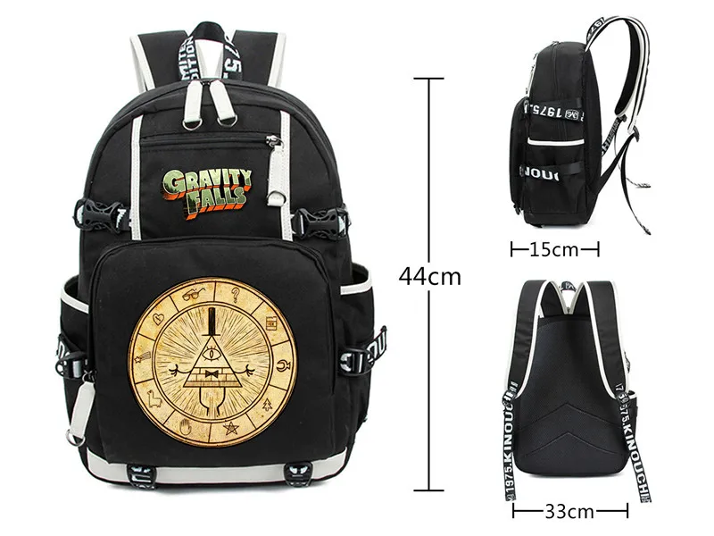 

Anime Gravity Falls backpack backpack teenagers Student School Bags travel Shoulder Laptop Bag