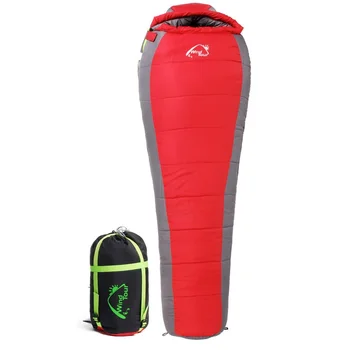 

1.5kg Adult Winter Camping Sleeping Bag Mummy Cold Weather Thick Sleeping Bag Filling Cotton Keep Warm Sleeping Bag AA52015