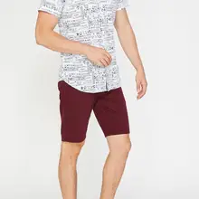 Koton мужские бордовые шорты/бермуды 8YAM41000NW