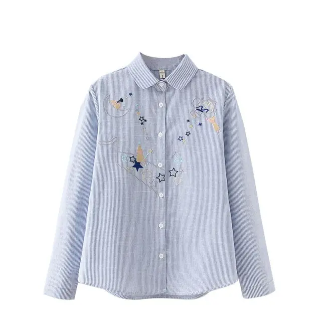 2018 autumn shirt women leaves embroidery long sleeve blouses female 2018 autumn shirt women leaves embroidery long sleeve blouses female