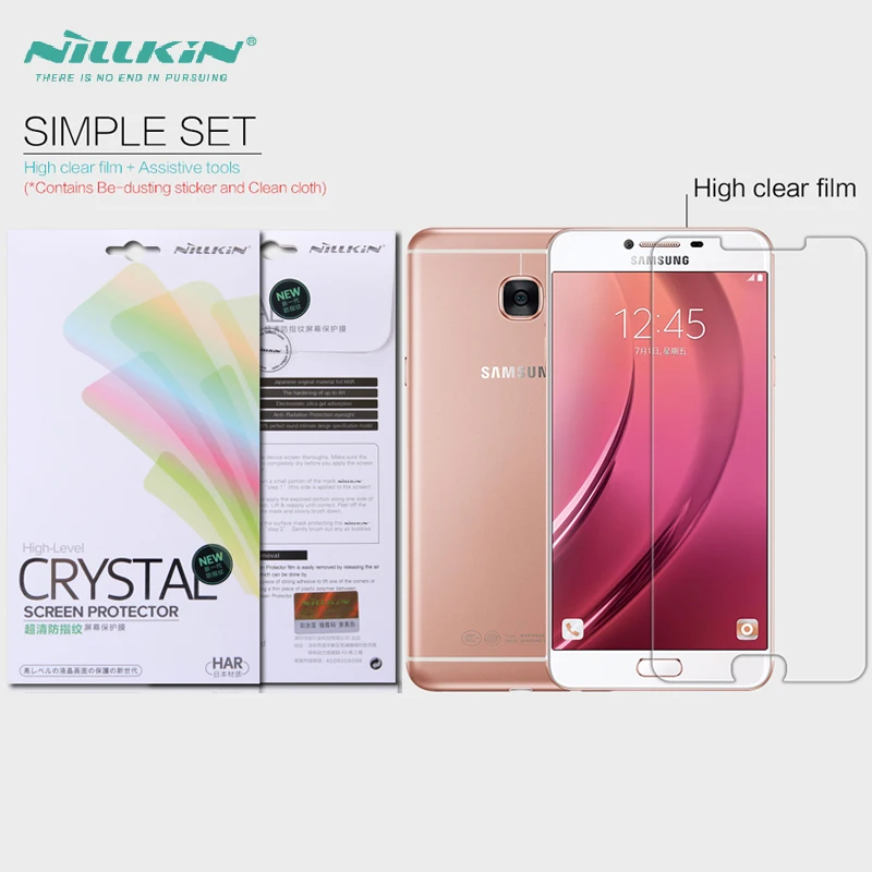 

Nillkin Transparent PET High Clear / Matte Screen Protector For Samsung C7 C700 Protective Film