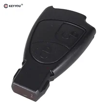 KEYYOU Car Key Remote Case For Mercedes Benz B C E S ML SLK CLK Class 2 Buttons Key Shell Fob Cover