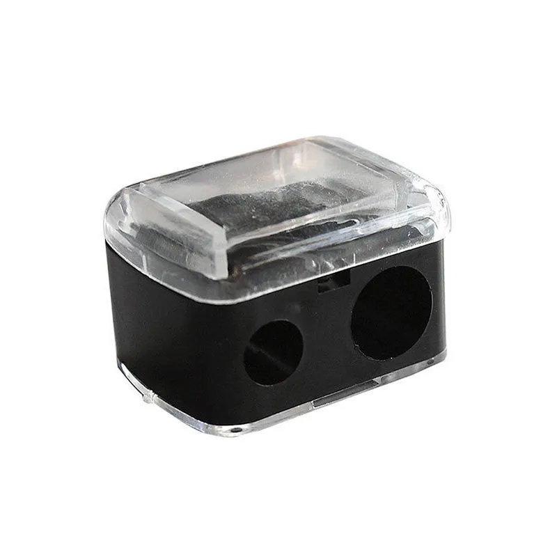 

Double Holes Cosmetic Sharpener Useful Pencil Sharpener For Cosmetic Brush/Eyeliner Pencil/Makeup Tools